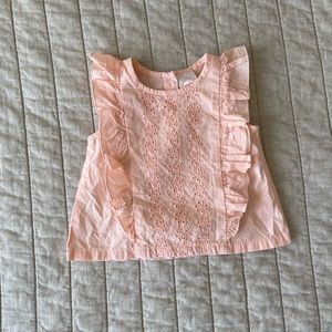 Wonder Nation Pink Sleeve Less Blouse